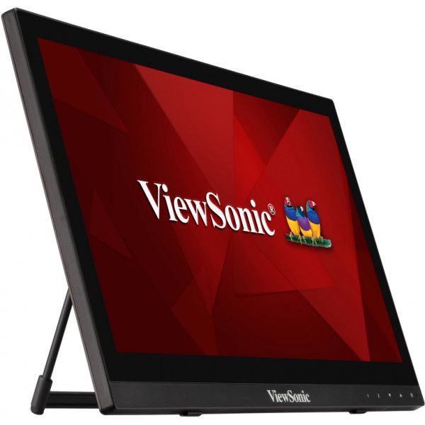 Viewsonic TD1630-3 Monitor PC 39,6 cm (15.6") 1366 x 768 Pixel HD LCD Touch screen Multi utente Nero [TD1630-3]