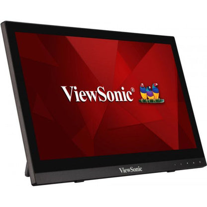 Viewsonic TD1630-3 Monitor PC 39,6 cm (15.6") 1366 x 768 Pixel HD LCD Touch screen Multi utente Nero [TD1630-3]