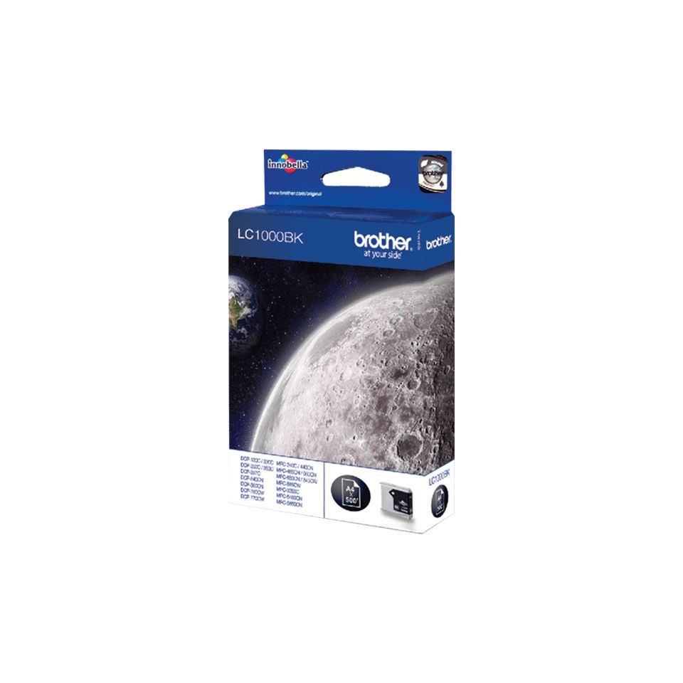 Brother LC1000BK cartuccia d'inchiostro 1 pz Originale Nero [LC1000BK]