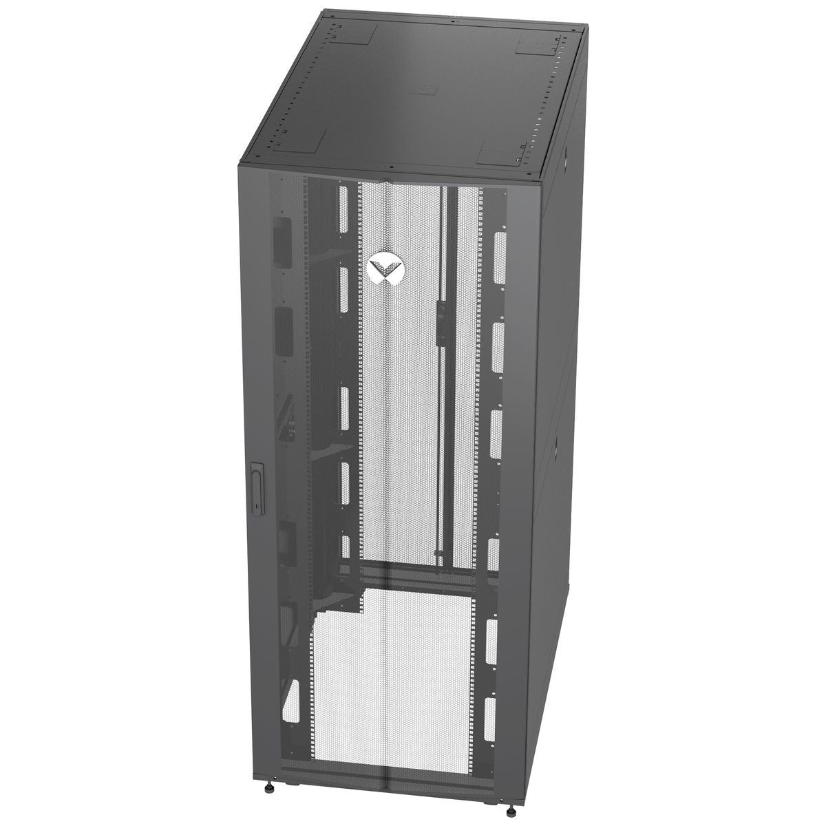 Vertiv VR3350 rack 42U Rack indipendenti Nero, Trasparente [VR3350]