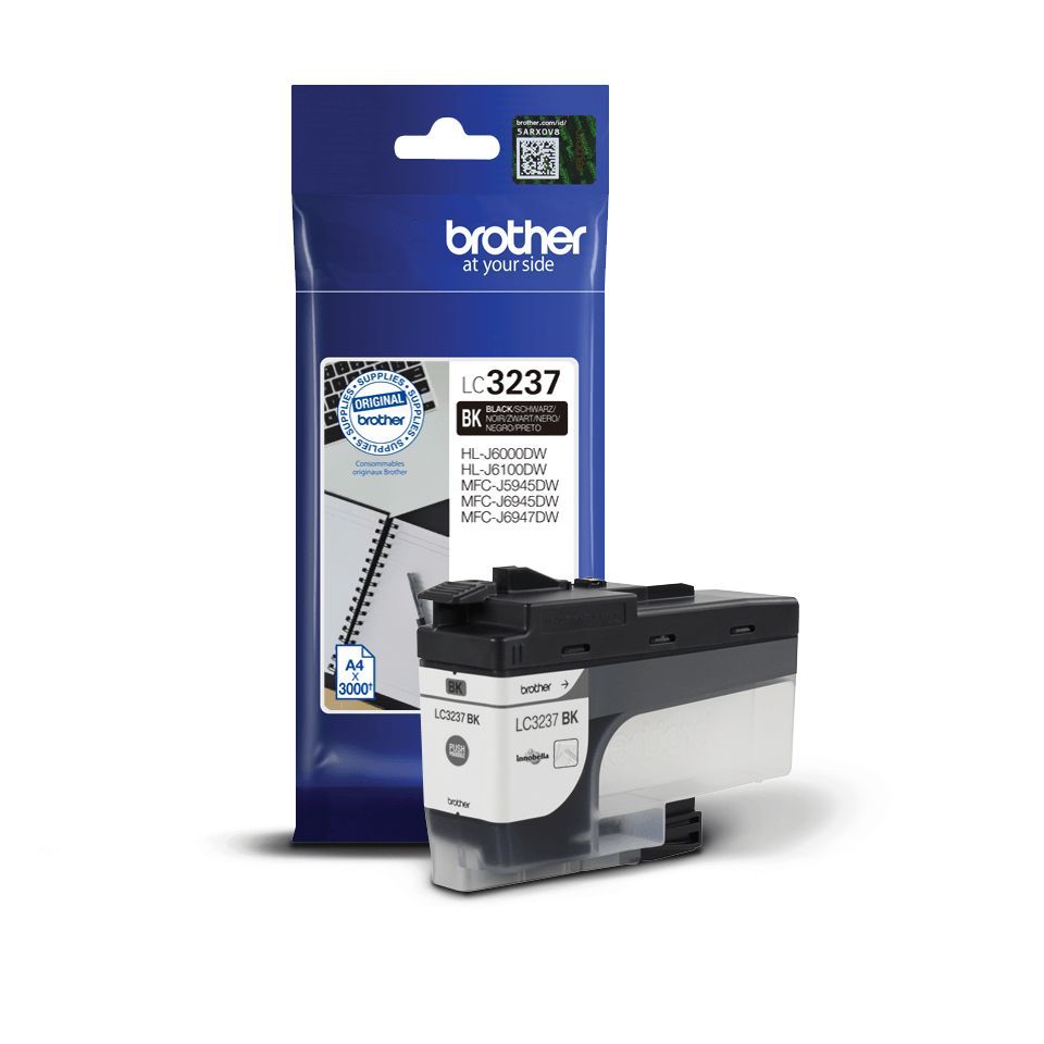 Brother LC3237BK cartuccia d'inchiostro 1 pz Originale Resa standard Nero [LC3237BK]