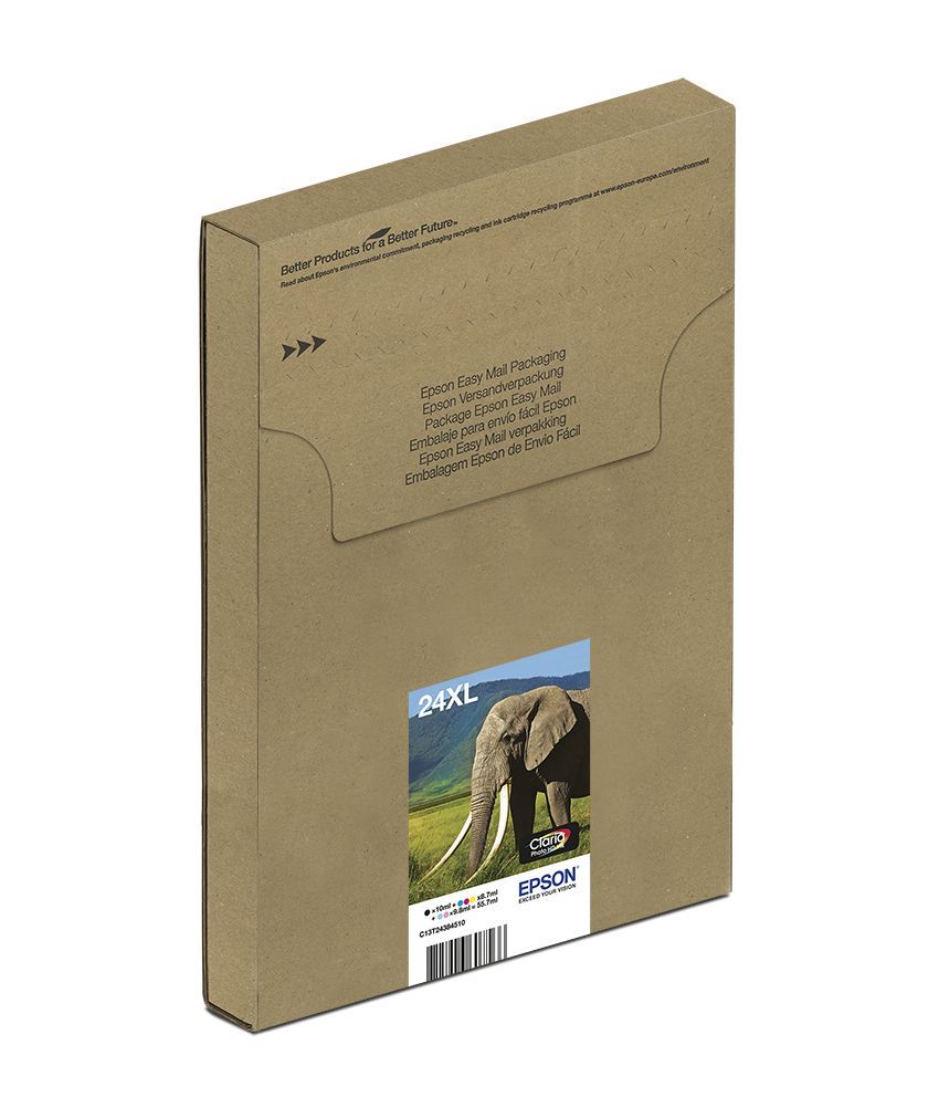 Epson Multipack 6 colori T24XL Claria Photo HD in confezione Easy Mail Packaging [C13T24384510]