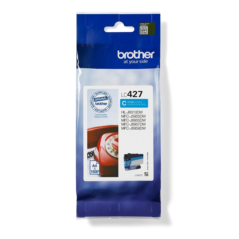 Brother LC427C cartuccia d'inchiostro 1 pz Originale Resa standard Ciano [LC427C]