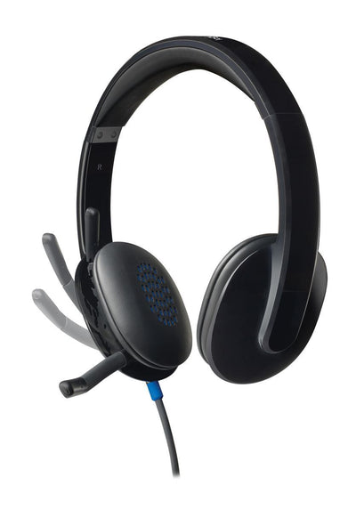 Logitech 981-000480 cuffia e auricolare Cablato A Padiglione Ufficio USB tipo A Nero [981-000480]