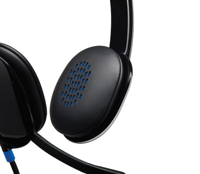 Logitech 981-000480 cuffia e auricolare Cablato A Padiglione Ufficio USB tipo A Nero [981-000480]