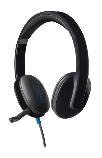 Logitech 981-000480 cuffia e auricolare Cablato A Padiglione Ufficio USB tipo A Nero [981-000480]