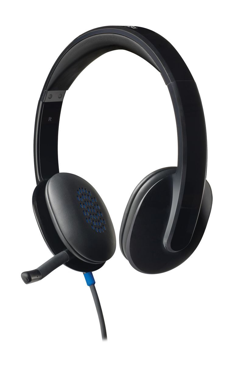 Logitech 981-000480 cuffia e auricolare Cablato A Padiglione Ufficio USB tipo A Nero [981-000480]
