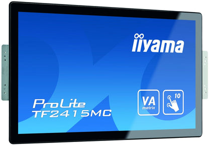 iiyama ProLite TF2415MC-B2 Monitor PC 60,5 cm (23.8") 1920 x 1080 Pixel Full HD LCD Touch screen Multi utente Nero [TF2415MC-B2]