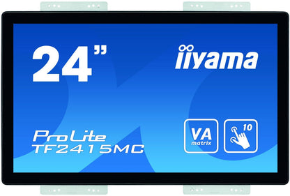 iiyama ProLite TF2415MC-B2 Monitor PC 60,5 cm (23.8") 1920 x 1080 Pixel Full HD LCD Touch screen Multi utente Nero [TF2415MC-B2]