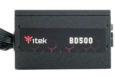 itek BD500 alimentatore per computer 500 W 24-pin ATX ATX Nero [ITPSEBD500]