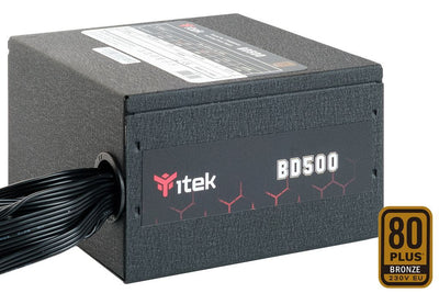 itek BD500 alimentatore per computer 500 W 24-pin ATX ATX Nero [ITPSEBD500]