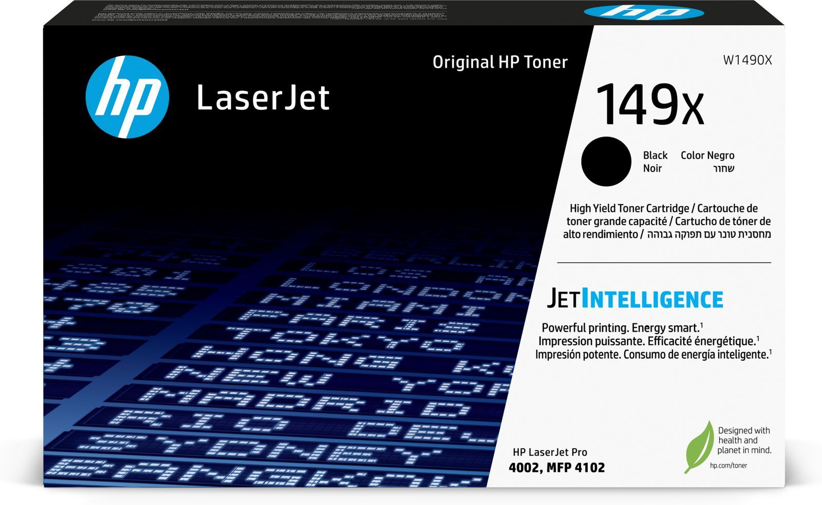 HP Cartuccia toner nero originale LaserJet 149X ad alta capacità [W1490X]