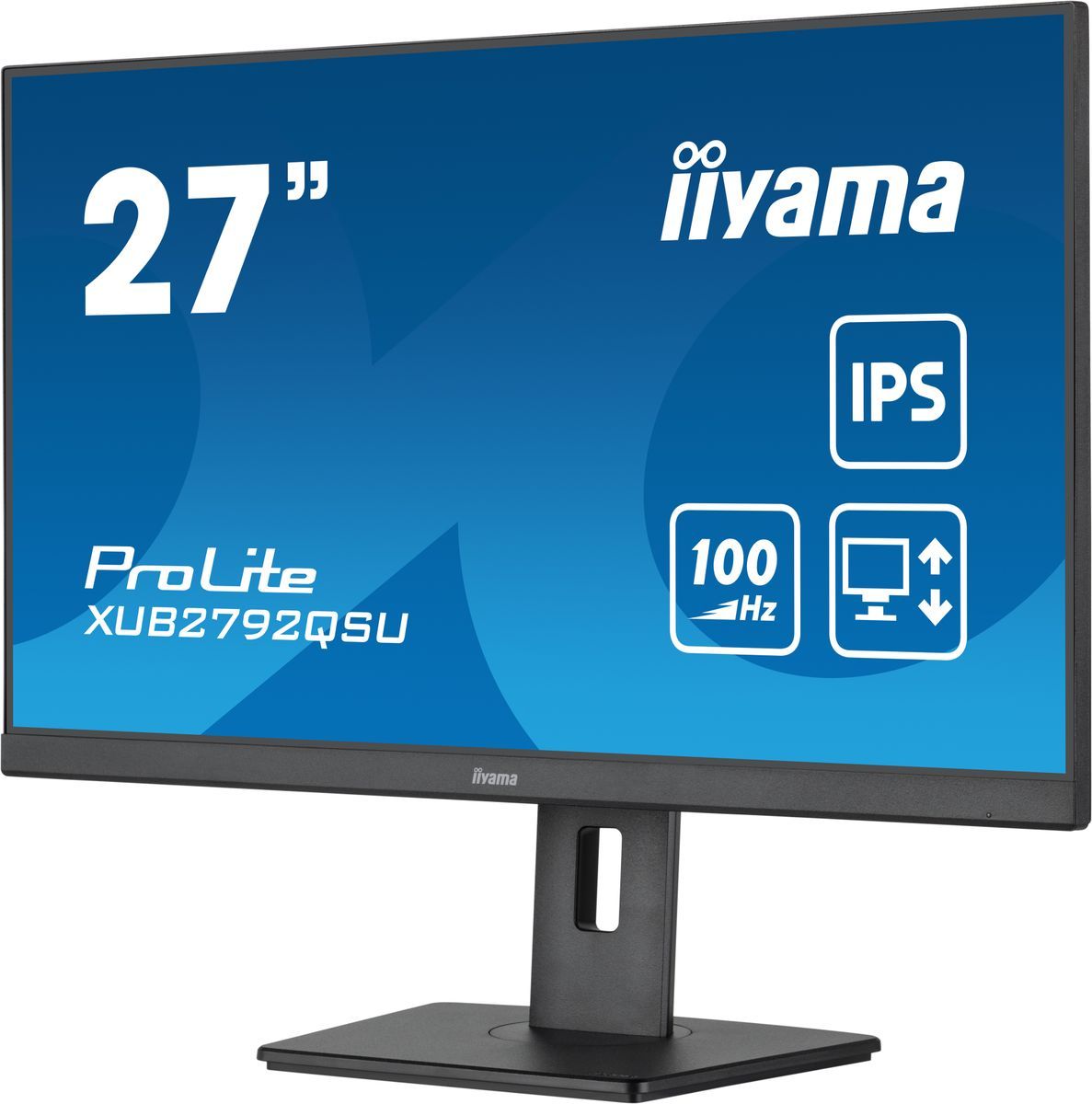 iiyama ProLite XUB2792QSU-B6 Monitor PC 68,6 cm (27") 2560 x 1440 Pixel Full HD LED Nero [XUB2792QSU-B6]