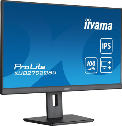 iiyama ProLite XUB2792QSU-B6 Monitor PC 68,6 cm (27") 2560 x 1440 Pixel Full HD LED Nero [XUB2792QSU-B6]