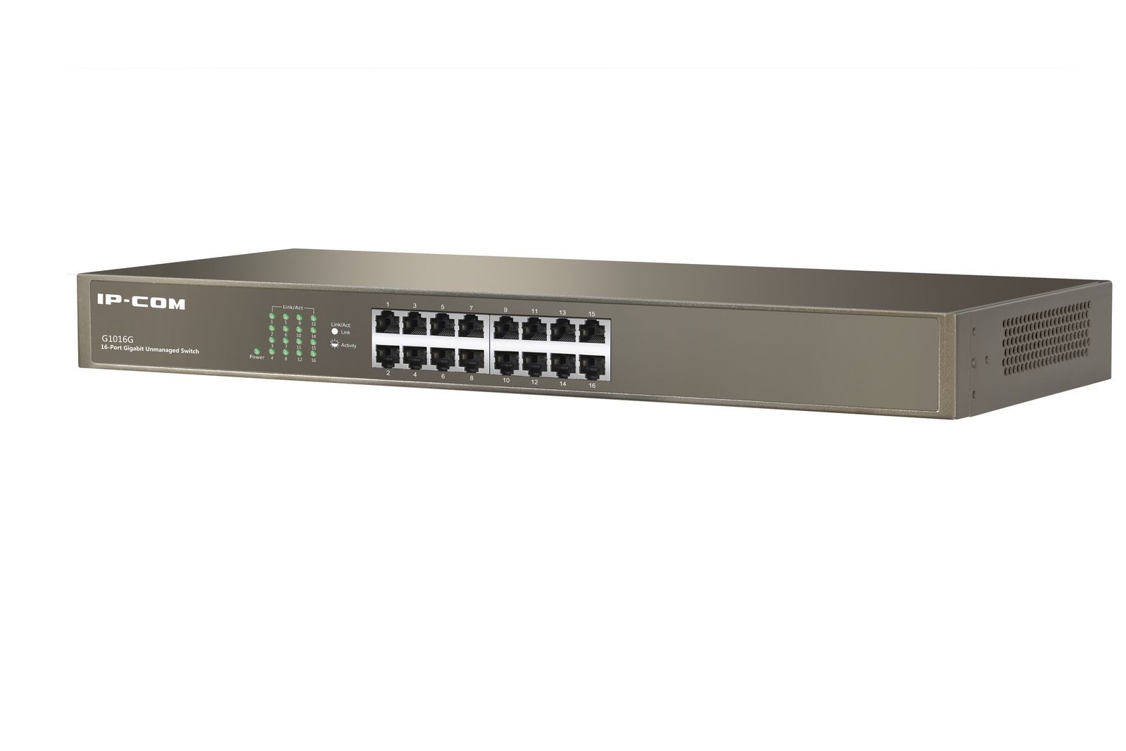 IP-COM Networks G1016G switch di rete Non gestito L2 Gigabit Ethernet (10/100/1000) 1U Bronzo [G1016G]