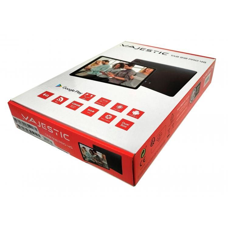 New Majestic TAB 918 PRO 4G 128 GB 26,4 cm (10.4") 6 GB Wi-Fi 5 (802.11ac) Android 13 Nero [114918]