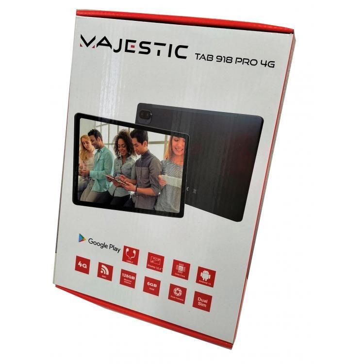 New Majestic TAB 918 PRO 4G 128 GB 26,4 cm (10.4") 6 GB Wi-Fi 5 (802.11ac) Android 13 Nero [114918CB]