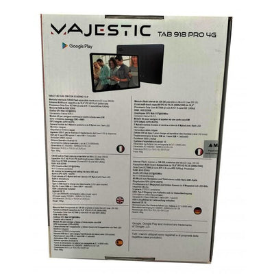 New Majestic TAB 918 PRO 4G 128 GB 26,4 cm (10.4") 6 GB Wi-Fi 5 (802.11ac) Android 13 Nero [114918CB]