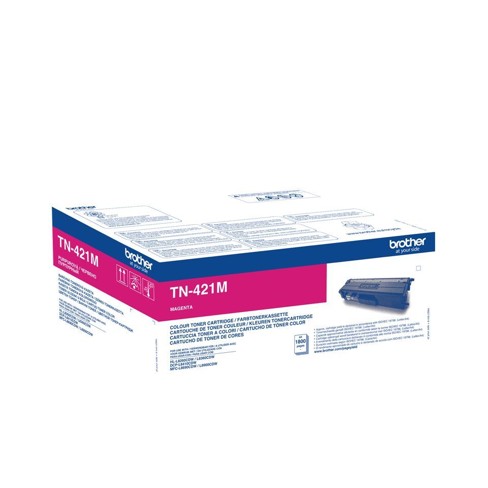 Brother TN-421M cartuccia toner 1 pz Originale Magenta [TN421M]