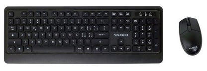 YASHI MY537 tastiera RF Wireless QWERTY Inglese britannico Nero [MY537]