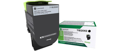 Lexmark 71B20K0 cartuccia toner 1 pz Originale Nero [71B20K0]