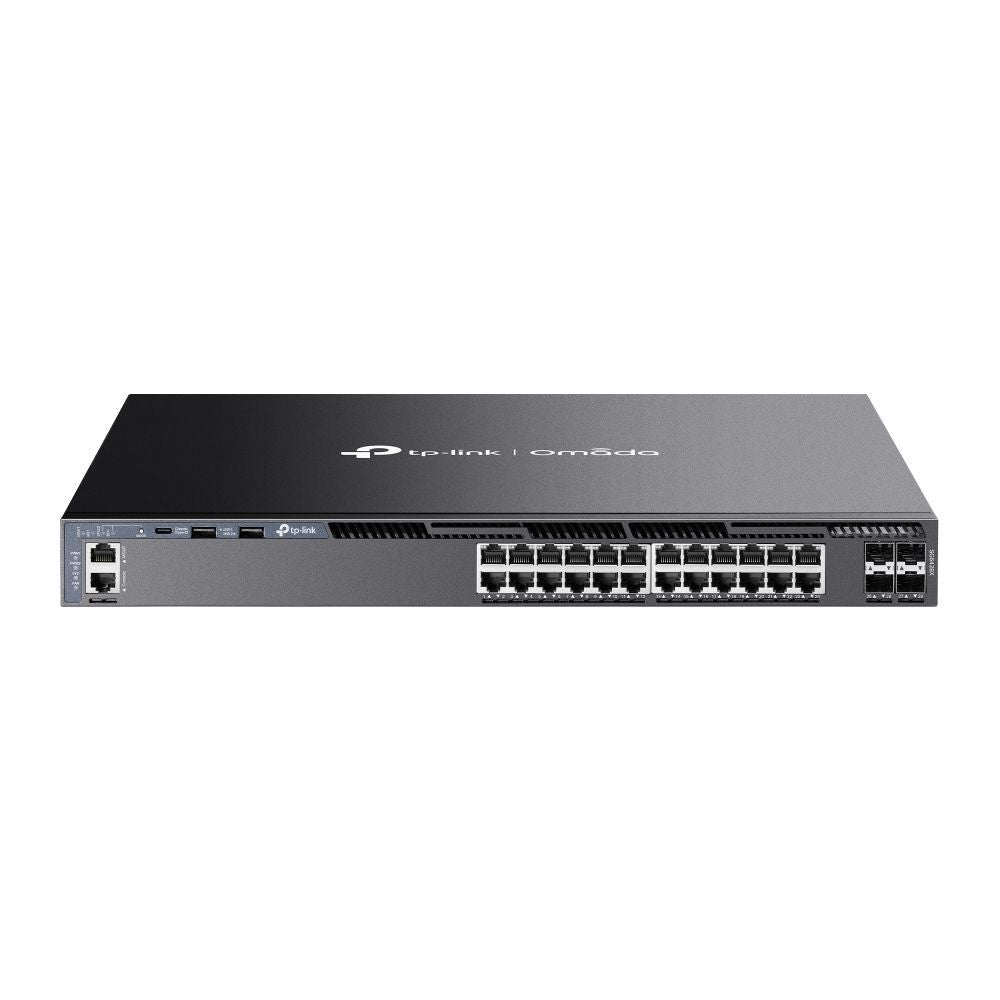TP-Link Omada SG6428X switch di rete Gestito L3 Gigabit Ethernet (10/100/1000) 1U Nero [SG6428X]