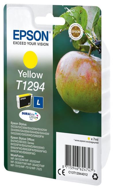 Epson Apple Inchiostro giallo singolo DURABrite Ultra Mela T1294 [C13T12944012]