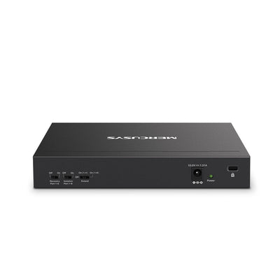 Mercusys MS110P switch di rete Gestito Fast Ethernet (10/100) Supporto Power over Ethernet (PoE) Nero [MS110P]