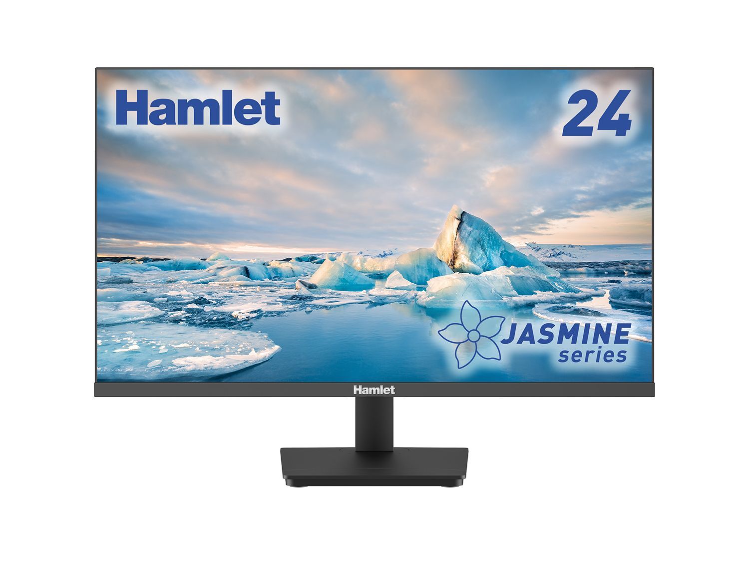 Hamlet HM24JF-VDR Monitor PC 61 cm (24") 1920 x 1080 Pixel Full HD LED Nero [HM24JF-VDR]
