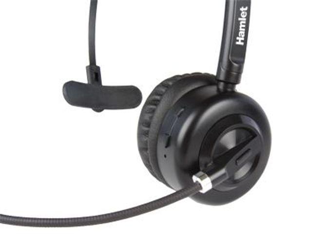 Hamlet Renova Auricolare Wireless In-ear Business/Everyday Bluetooth Base di ricarica Nero [HHEADM-BTM]