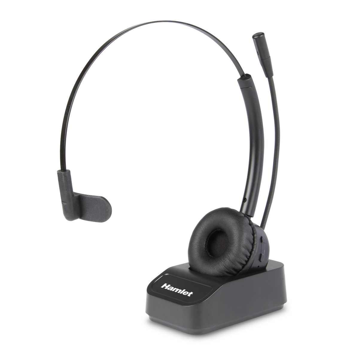 Hamlet Renova Auricolare Wireless In-ear Business/Everyday Bluetooth Base di ricarica Nero [HHEADM-BTM]