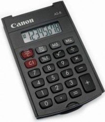 Canon AS-8 calcolatrice Tasca Calcolatrice con display Grigio [4598B001]