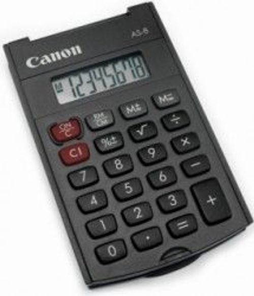 Canon AS-8 calcolatrice Tasca Calcolatrice con display Grigio [4598B001]