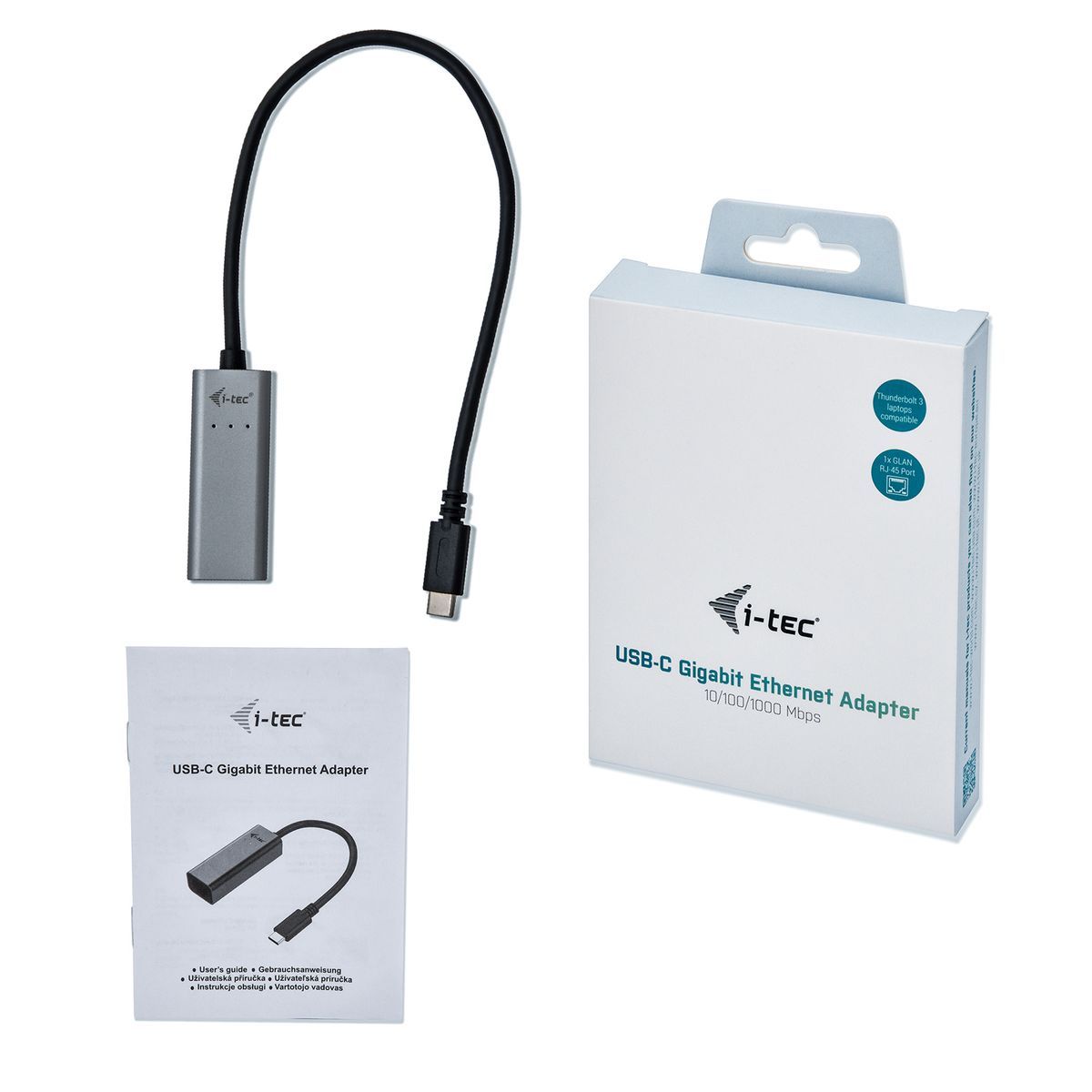 i-tec Metal C31METALGLAN scheda di rete e adattatore Ethernet 1000 Mbit/s [C31METALGLAN]