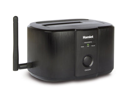 Hamlet Wi-Fi Docking Station per hard disk sata da 2,5'' o 3,5'' [HXDDWIFI]
