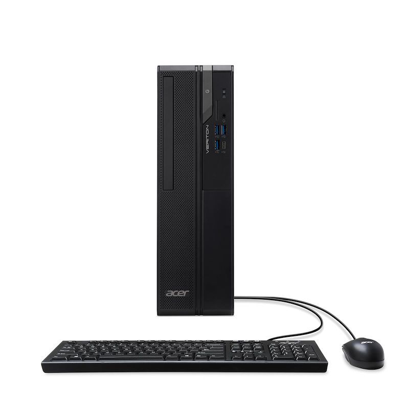 Acer Veriton X VX2720G Intel Core i3 i3-12100 8 GB DDR5-SDRAM 512 GB SSD Desktop PC Nero [DT.R1NET.00W]