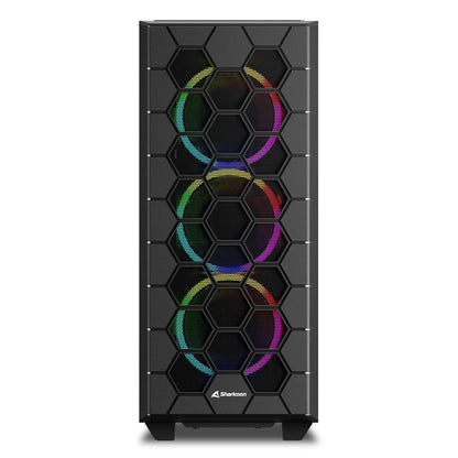 Sharkoon RGB HEX computer case Midi Tower Nero [RGBHEX]