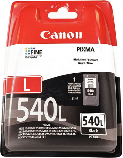 Canon PG-540L cartuccia d'inchiostro 1 pz Originale Resa standard Nero [5224B001]