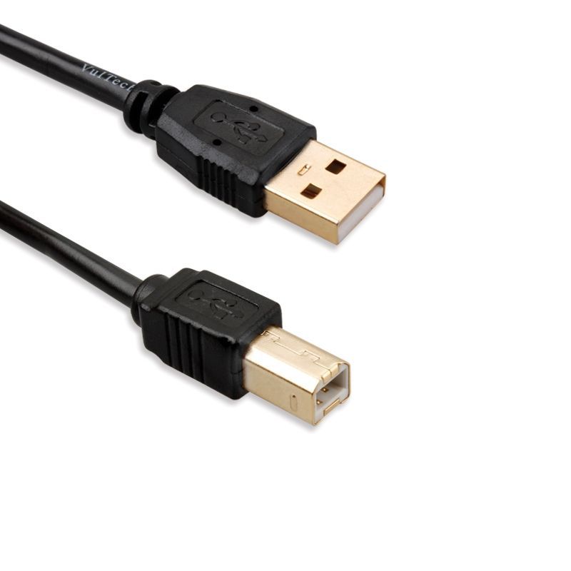 Vultech US21302 cavo USB USB 2.0 1,8 m USB A USB B 0,48 Gbit/s Nero [US21302]