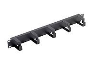 Pannello guidacavi 19''Nero con 5 anelli h.70 1U [309295]