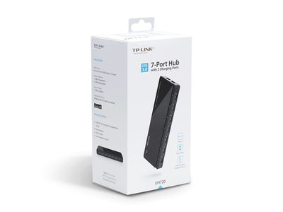 TP-Link UH720 hub di interfaccia USB 3.2 Gen 1 (3.1 Gen 1) Micro-B 5000 Mbit/s Nero [UH720]