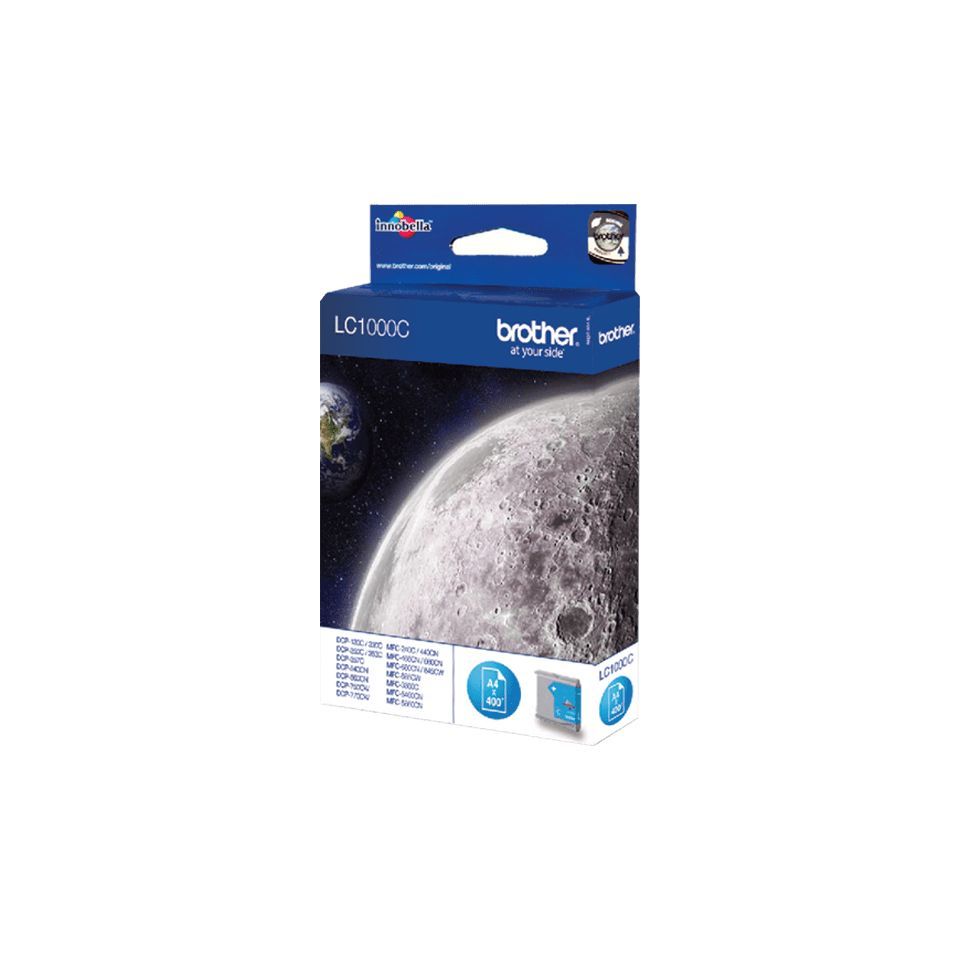 Brother LC1000C cartuccia d'inchiostro 1 pz Originale Ciano [LC1000C]