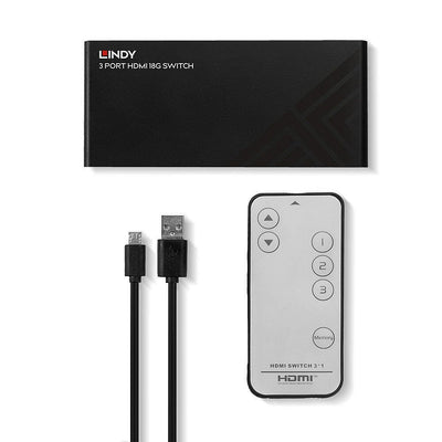 Lindy 38232 conmutador de vídeo HDMI [LINDY38232]