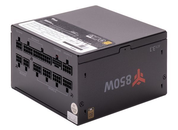 ITEK ALIMENTATORE 850W,80PLUS GOLD, ATX 3.1, FDB FAN, COND GIAPPONESI, MODULARE [ITPSEGBI850]