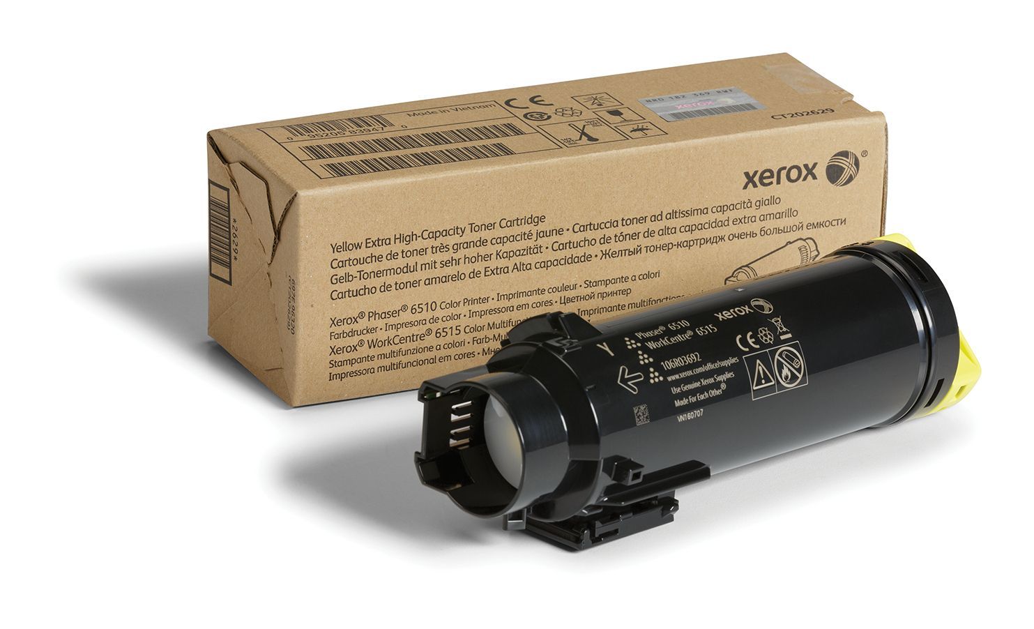 Xerox Cartuccia toner Giallo a Altissima capacità da 4300 Pagine per Phaser 6510, WorkCentre 6515 (106R03692) [106R03692]