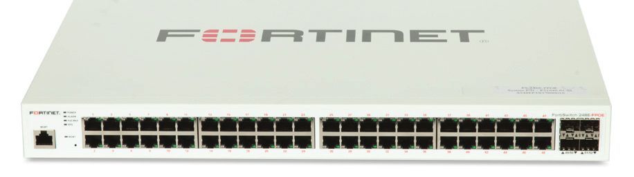 Fortinet FortiSwitch 248E-FPOE Gestito L2 Gigabit Ethernet (10/100/1000) Supporto Power over Ethernet (PoE) 1U Bianco [FS-248E-FPOE]