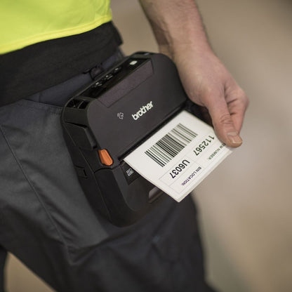 Brother RJ-4250WB stampante per etichette (CD) 203 x 203 DPI 127 mm/s Con cavo e senza cavo Wi-Fi Bluetooth [RJ4250WBZ1]