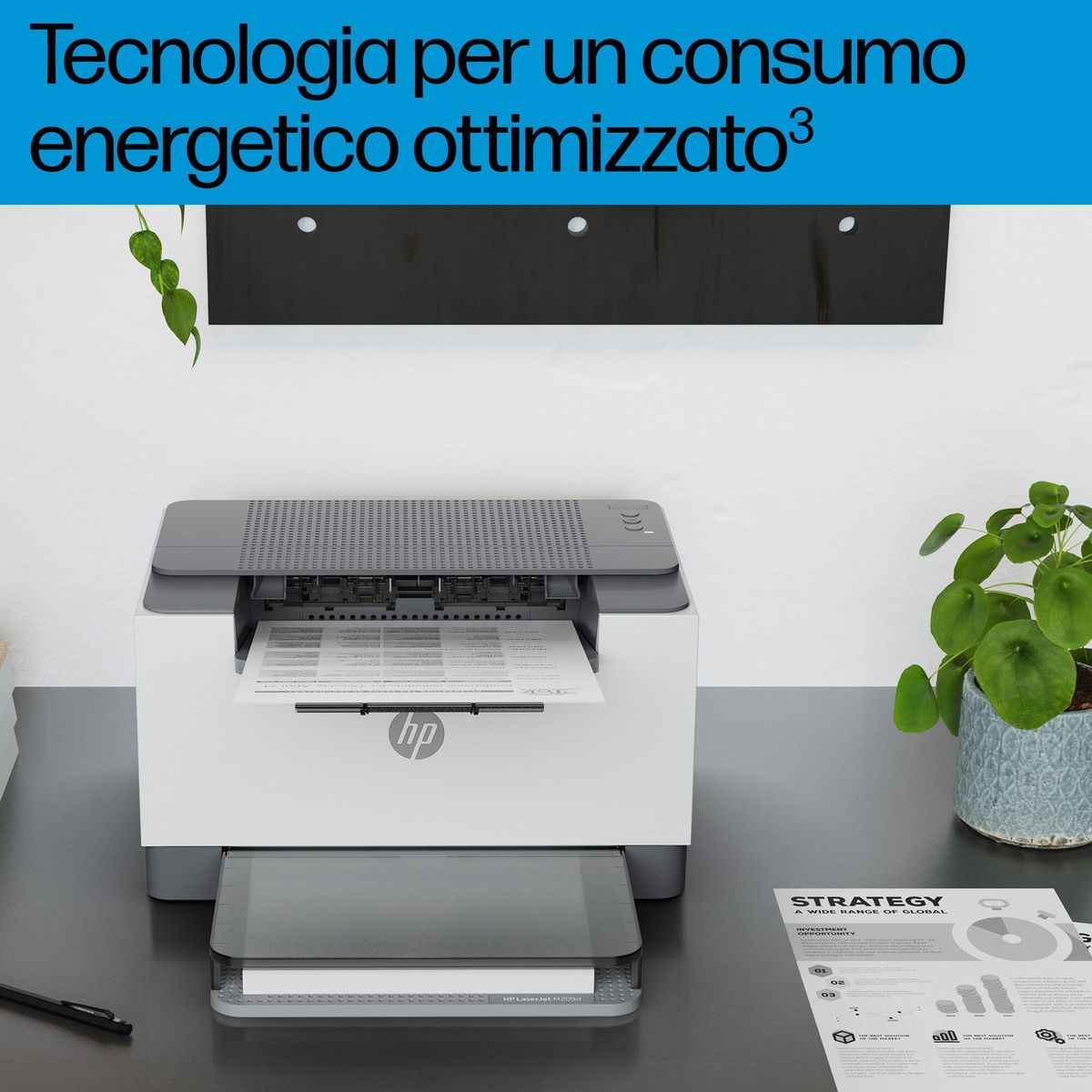 HP LaserJet Stampante M209d [8J9L0F#B19]