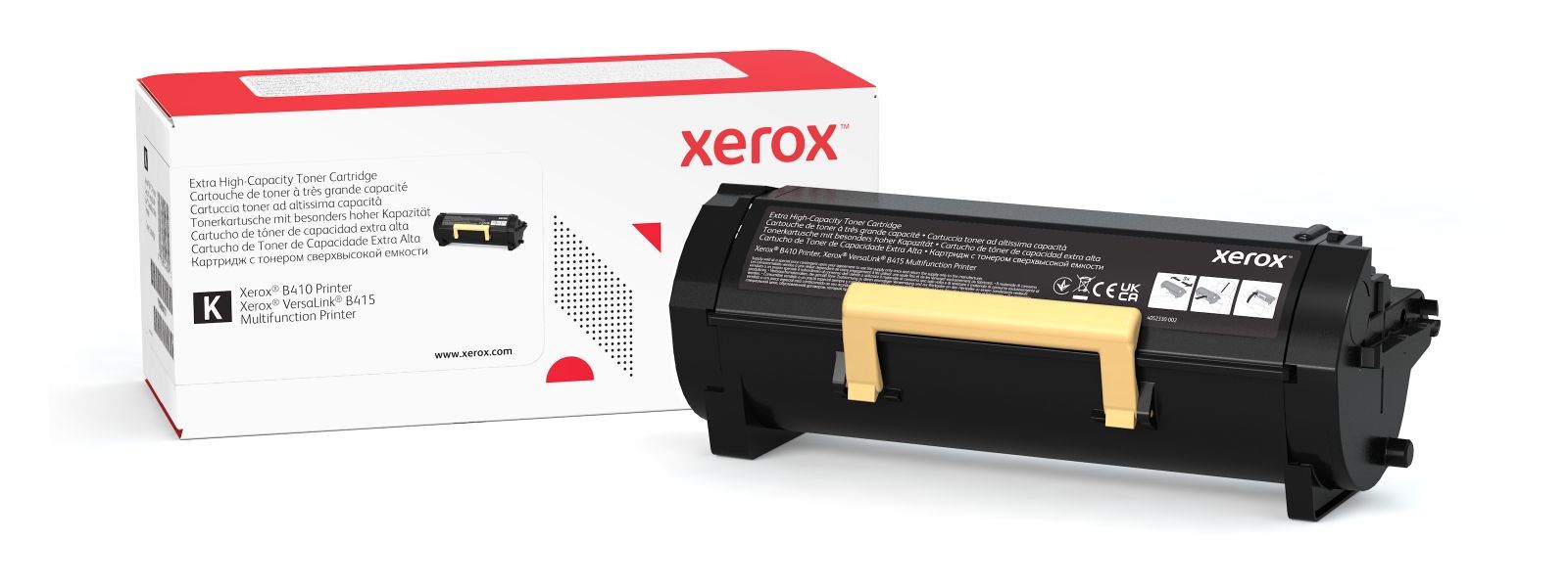 Xerox Cartuccia toner Nero a Altissima capacità da 25000 Pagine per Stampante  B410/multifunzione  VersaLink B415 (006R04727) [006R04727]