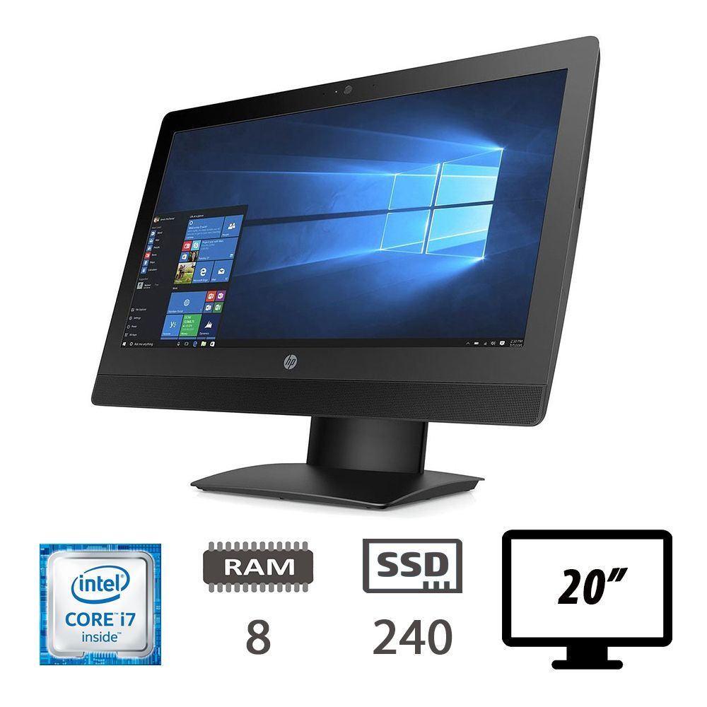 HP 400 G3 AIO - I7-6700T/8/SSD240/20/W10P/2Y [007080PCR-EU]